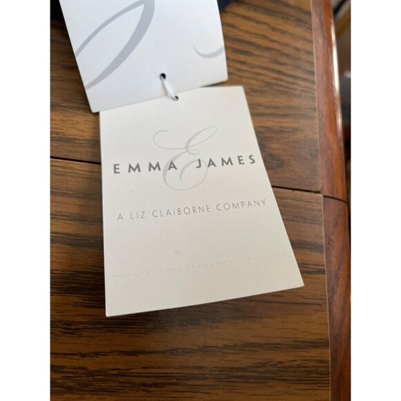 Emma James Navy Womens Wrinkle-Resistant Jacket & Pants Set Size 12 - Picture 3 of 16